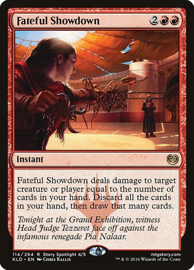 Fateful Showdown (KLD) #114 Rare (Lightly Played) Kaladesh Magic: The Gathering: 2016