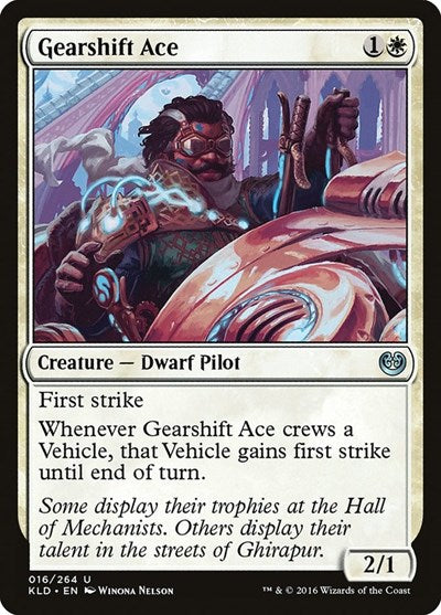 Gearshift Ace (KLD) #16 Uncommon (Lightly Played) Kaladesh Magic: The Gathering: 2016