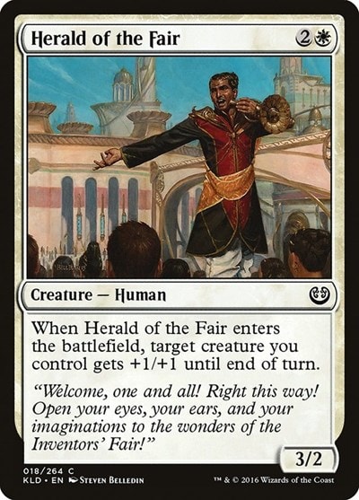 Herald of the Fair (KLD) #18 Common (Moderately Played) Kaladesh Magic: The Gathering: 2016