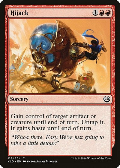 Hijack (KLD) #118 Common (Lightly Played) Kaladesh Magic: 2016