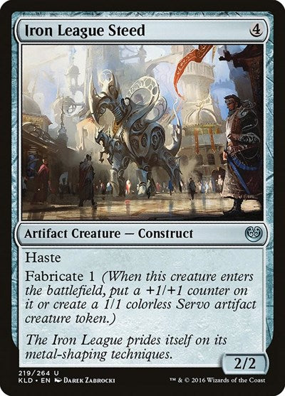 Iron League Steed (KLD) #219 Uncommon (Lightly Played) Kaladesh Magic: The Gathering: 2016