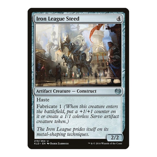 Iron League Steed (KLD) #219 Uncommon (Lightly Played) Kaladesh Magic: The Gathering: 2016