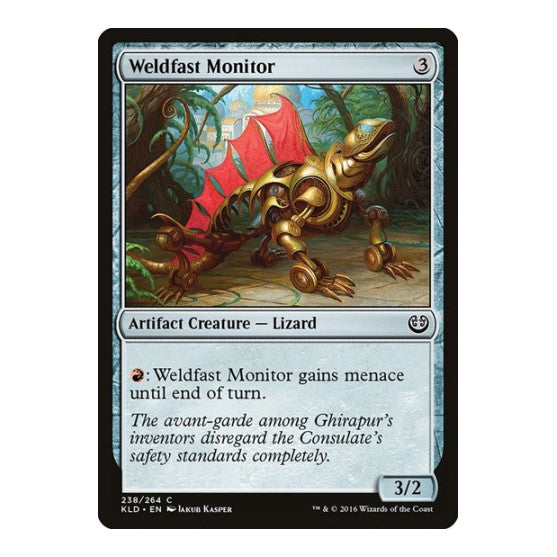 Weldfast Monitor (KLD) #238 Common (Lightly Played) Kaladesh Magic: The Gathering: 2016