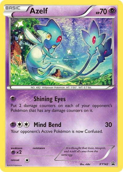 Azelf XY142 (PR) #XY142 Promo (Holofoil Near Mint) XY Promos Pokemon: 2013