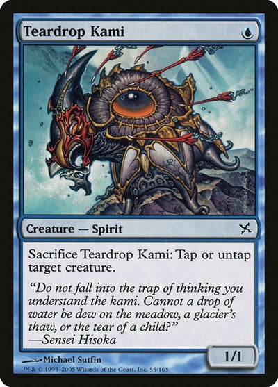 Teardrop Kami (BOK) #55 Common (Lightly Played) Betrayers of Kamigawa Magic: 2005