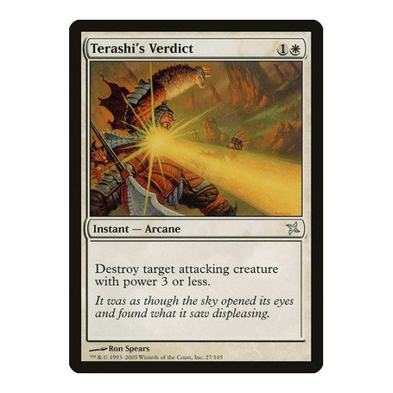 Terashis Verdict (BOK) #27 Uncommon (Lightly Played) Betrayers of Kamigawa Magic: The Gathering: 2005
