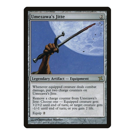 Umezawa's Jitte (BOK) #163 Rare (Heavily Played) Betrayers of Kamigawa Magic: The Gathering: 2005