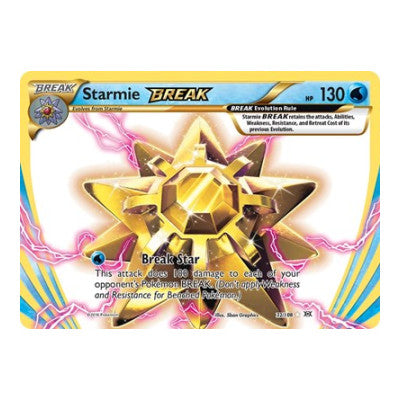 Starmie BREAK (EVO) #32/108 Rare BREAK (Holofoil Lightly Played) XY - Evolutions Pokemon: 2016