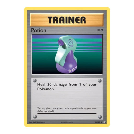 Potion (EVO) #83/108 Uncommon (Moderately Played) XY - Evolutions Pokemon: 2016