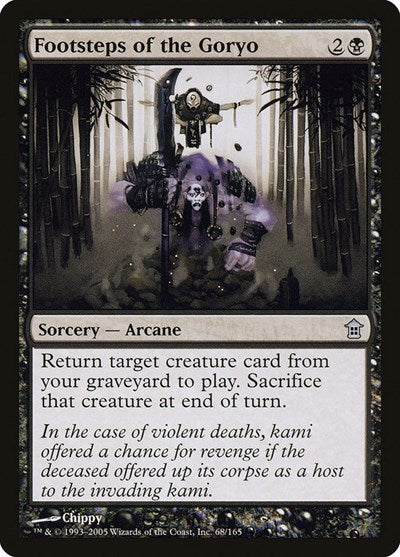 Footsteps of the Goryo (SOK) #68 Uncommon (Lightly Played) Saviors of Kamigawa Magic: The Gathering: 2005