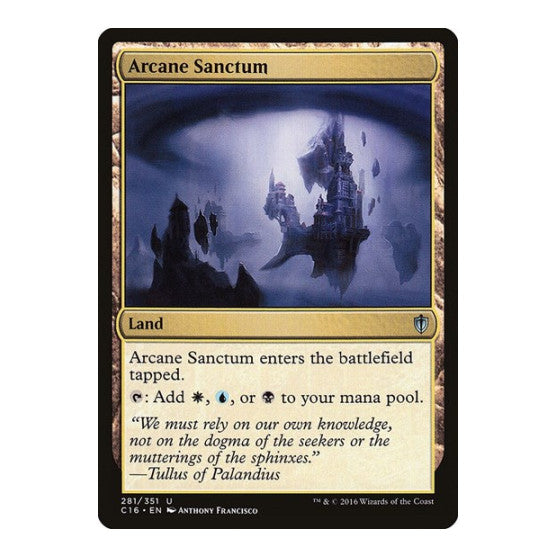 Arcane Sanctum (C16) #281 Uncommon (Lightly Played) Commander 2016 Magic: The Gathering: 2016