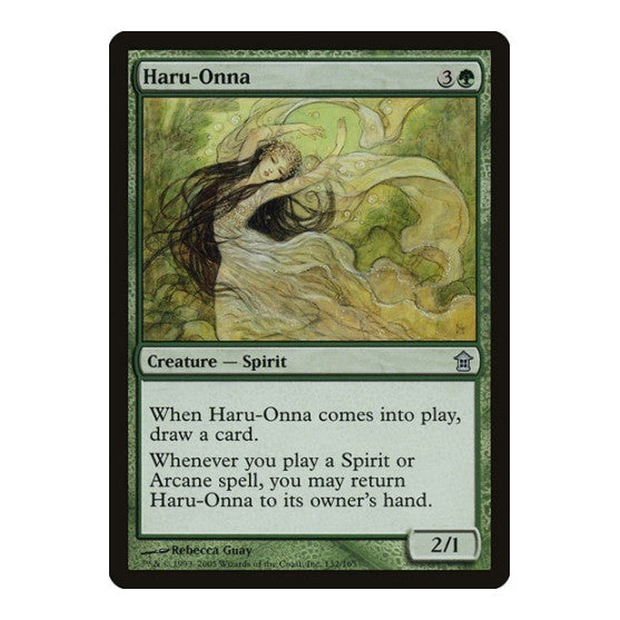 Haru Onna (SOK) #132 Uncommon (Moderately Played) Saviors of Kamigawa Magic: The Gathering: 2005