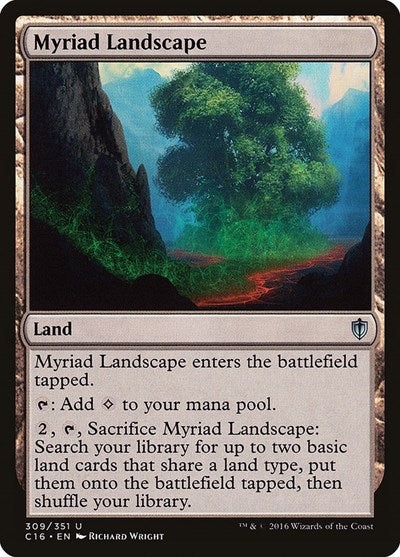 Myriad Landscape (C16) #309 Uncommon (Lightly Played) Commander 2016 Magic: The Gathering: 2016