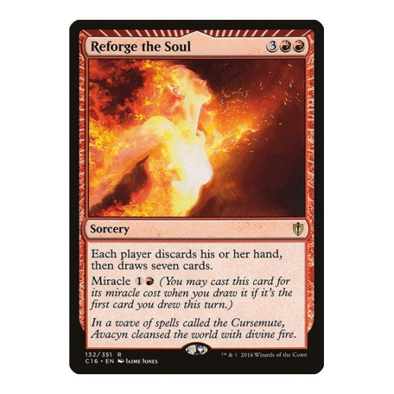 Reforge the Soul (C16) #132 Rare (Near Mint) Commander 2016 Magic: The Gathering: 2016