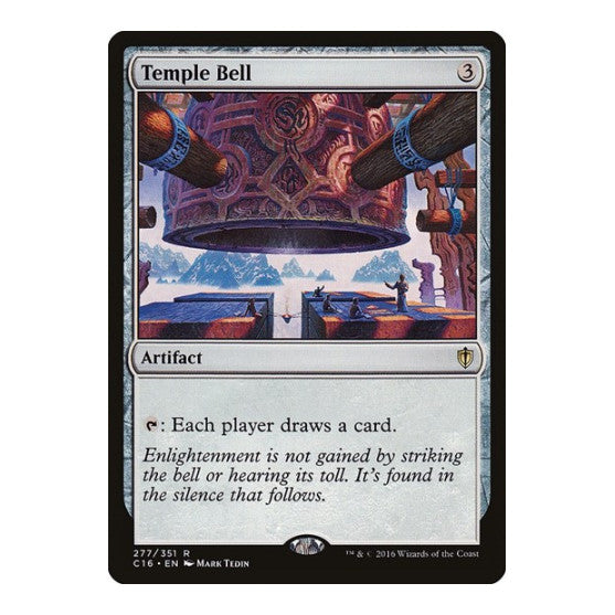 Temple Bell (C16) #277 Rare (Heavily Played) Commander 2016 Magic: The Gathering: 2016