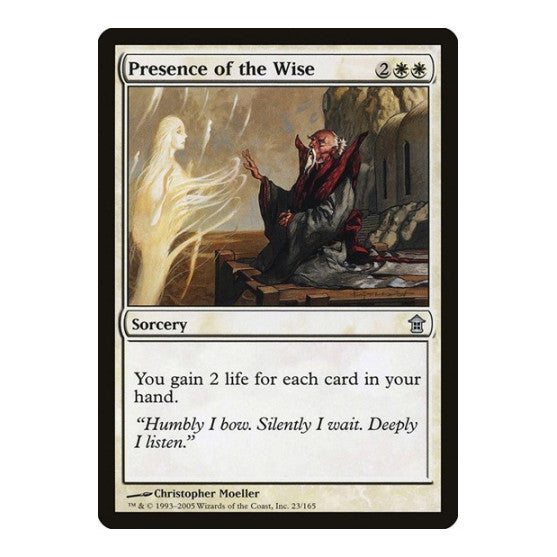 Presence of the Wise (SOK) #23 Uncommon (Lightly Played) Saviors of Kamigawa Magic: The Gathering: 2005