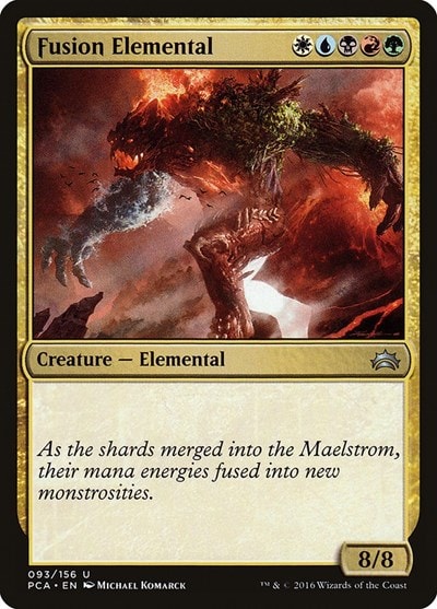 Fusion Elemental (PCA) #93 Uncommon (Moderately Played) Planechase Anthology Magic: The Gathering: 2016