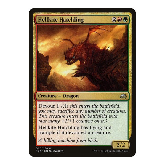 Hellkite Hatchling (PCA) #95 Uncommon (Moderately Played) Planechase Anthology Magic: The Gathering: 2016