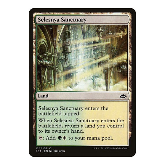 Selesnya Sanctuary (PCA) #125 Common (Lightly Played) Planechase Anthology Magic: The Gathering: 2016