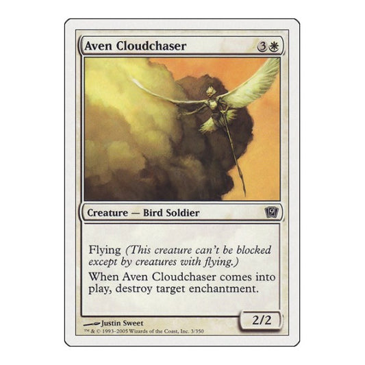 Aven Cloudchaser (9ED) #3 Common (Moderately Played) 9th Edition Magic: The Gathering: 2005