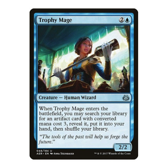 Trophy Mage (AER) #48 Uncommon (Lightly Played) Aether Revolt Magic: The Gathering: 2017