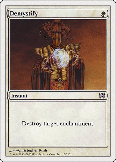 Demystify (9ED) #13★ Common (Lightly Played) 9th Edition Magic: The Gathering: 2005