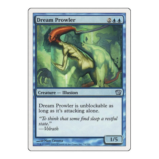 Dream Prowler (9ED) #74 Uncommon (Moderately Played) 9th Edition Magic: The Gathering: 2005