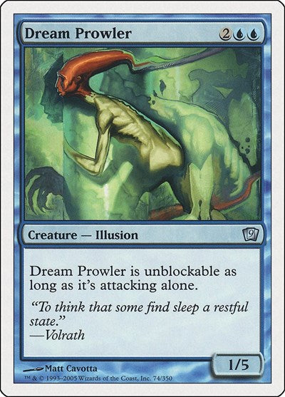 Dream Prowler (9ED) #74★ Uncommon (Moderately Played) 9th Edition Magic: The Gathering: 2005