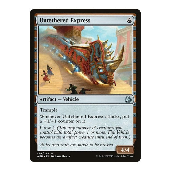 Untethered Express (AER) #179 Uncommon (Lightly Played) Aether Revolt Magic: The Gathering: 2017