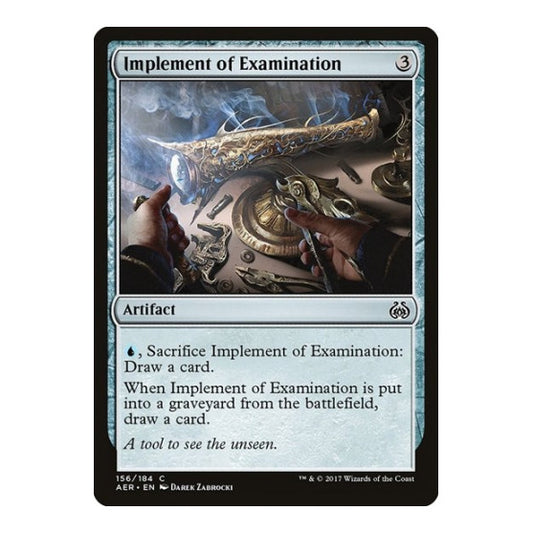 Implement of Examination (AER) #156 Common (Lightly Played) Aether Revolt Magic: The Gathering: 2017