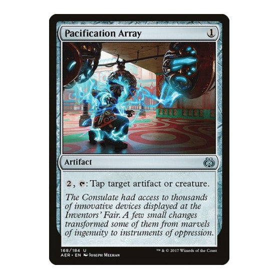 Pacification Array (AER) #168 Uncommon (Lightly Played) Aether Revolt Magic: The Gathering: 2017