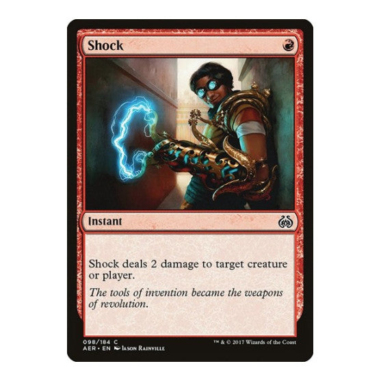 Shock (AER) #98 Common Aether Revolt Magic: The Gathering: 2017