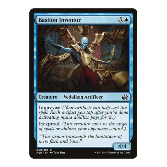Bastion Inventor (AER) #30 Common (Lightly Played) Aether Revolt Magic: The Gathering: 2017