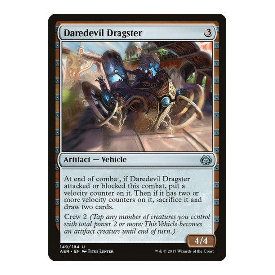 Daredevil Dragster (AER) #149 Uncommon (Lightly Played) Aether Revolt Magic: The Gathering: 2017