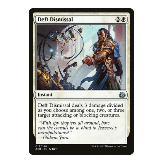 Deft Dismissal (AER) #17 Uncommon (Lightly Played) Aether Revolt Magic: The Gathering: 2017