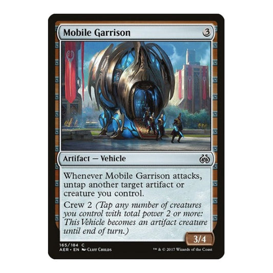 Mobile Garrison (AER) #165 Common Aether Revolt Magic: The Gathering: 2017