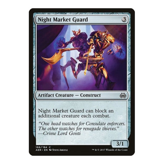 Night Market Guard (AER) #166 Common (Lightly Played) Aether Revolt Magic: The Gathering: 2017