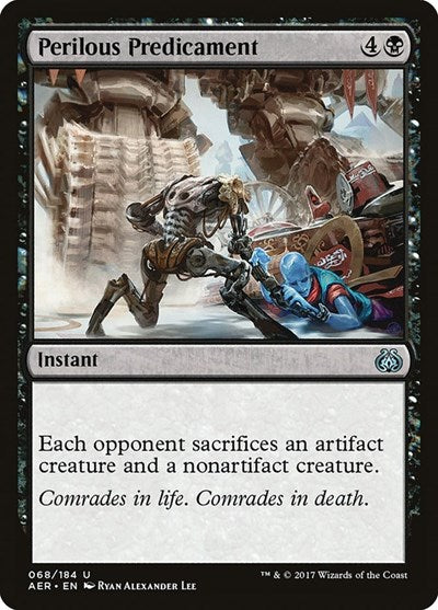 Perilous Predicament (AER) #68 Uncommon (Lightly Played) Aether Revolt Magic: 2017