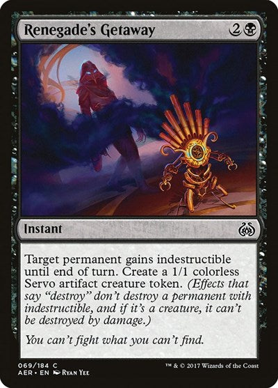 Renegades Getaway (AER) #69 Common (Lightly Played) Aether Revolt Magic: The Gathering: 2017