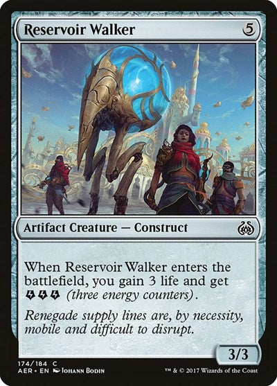 Reservoir Walker (AER) #174 Common (Lightly Played) Aether Revolt Magic: The Gathering: 2017
