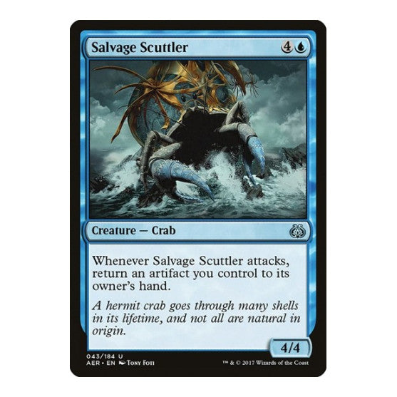 Salvage Scuttler (AER) #43 Uncommon (Lightly Played) Aether Revolt Magic: The Gathering: 2017