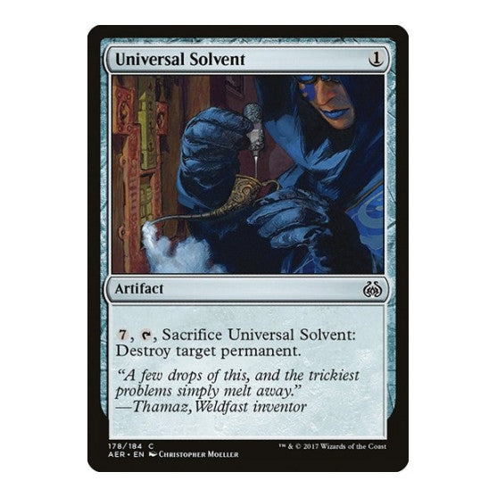 Universal Solvent (AER) #178 Common Aether Revolt Magic: The Gathering: 2017