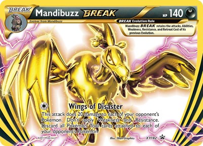Mandibuzz BREAK (PR) #XY182 Promo (Holofoil Moderately Played) XY Promos Pokemon: 2013