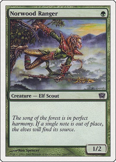 Norwood Ranger (9ED) #260★ Common (Lightly Played) 9th Edition Magic: The Gathering: 2005