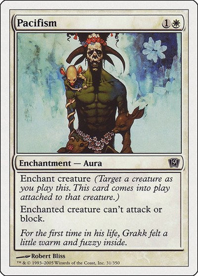 Pacifism (9ED) #31★ Common (Heavily Played) 9th Edition Magic: 2005