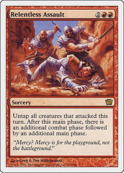 Relentless Assault (9ED) #212★ Rare (Lightly Played) 9th Edition Magic: The Gathering: 2005