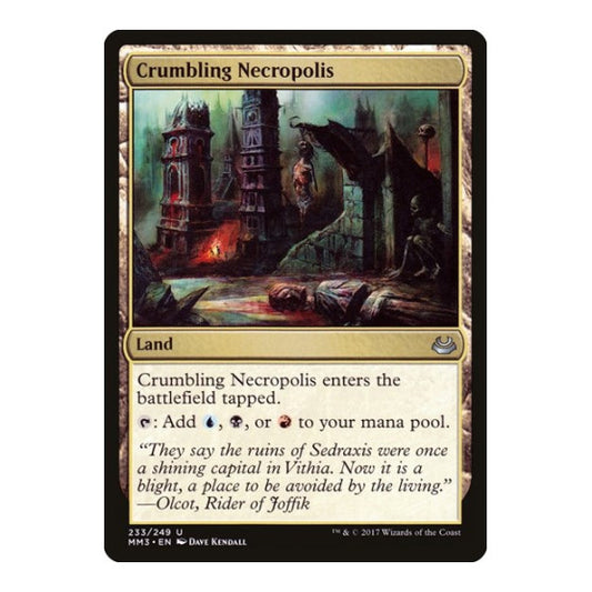 Crumbling Necropolis (MM3) #233 Uncommon (Lightly Played) Modern Masters 2017 Magic: The Gathering: 2017