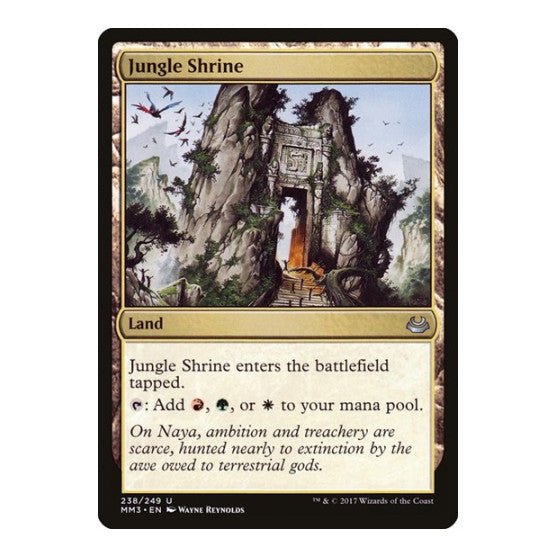 Jungle Shrine (MM3) #238 Uncommon (Lightly Played) Modern Masters 2017 Magic: The Gathering: 2017