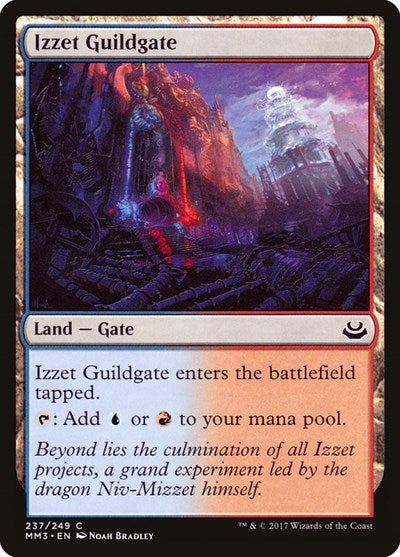 Izzet Guildgate (MM3) #237 Common (Lightly Played) Modern Masters 2017 Magic: The Gathering: 2017
