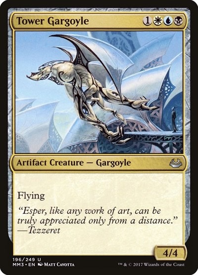 Tower Gargoyle (MM3) #196 Uncommon (Lightly Played) Modern Masters 2017 Magic: The Gathering: 2017